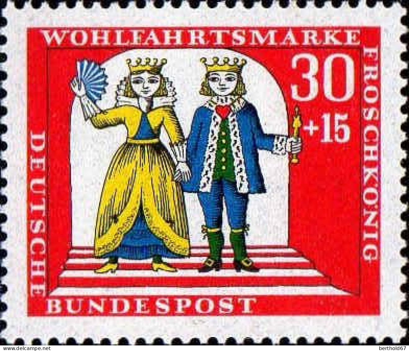 RFA Poste N** Yv: 380/383 Contes Des Frères Grimm Froschkönig - Unused Stamps