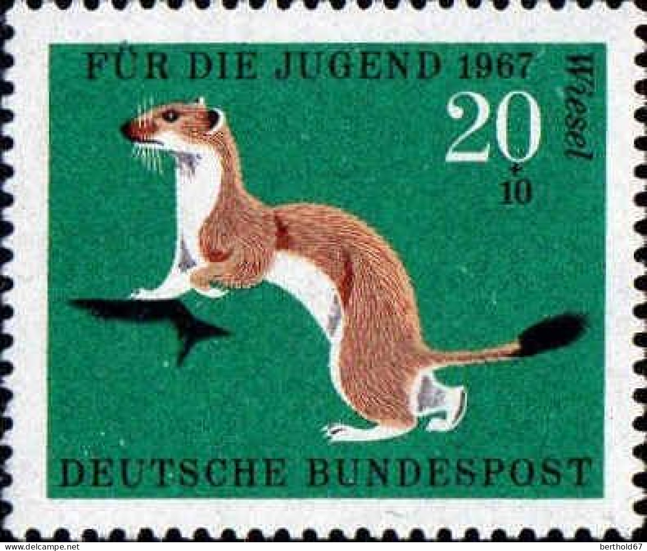 RFA Poste N** Yv: 387/390 Für Die Jugend Animaux à Fourrure - Unused Stamps