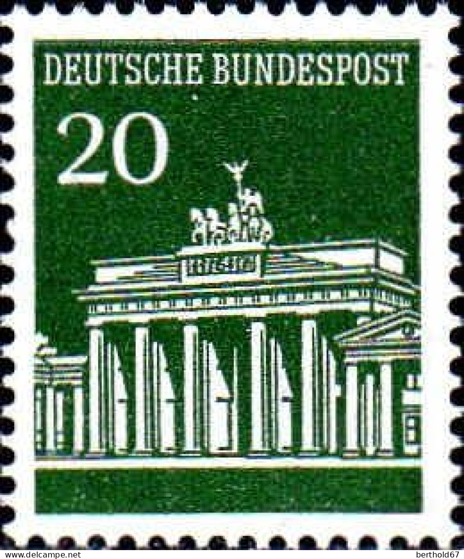 RFA Poste N** Yv: 368/371A Porte De Brandenburg Berlin - Neufs