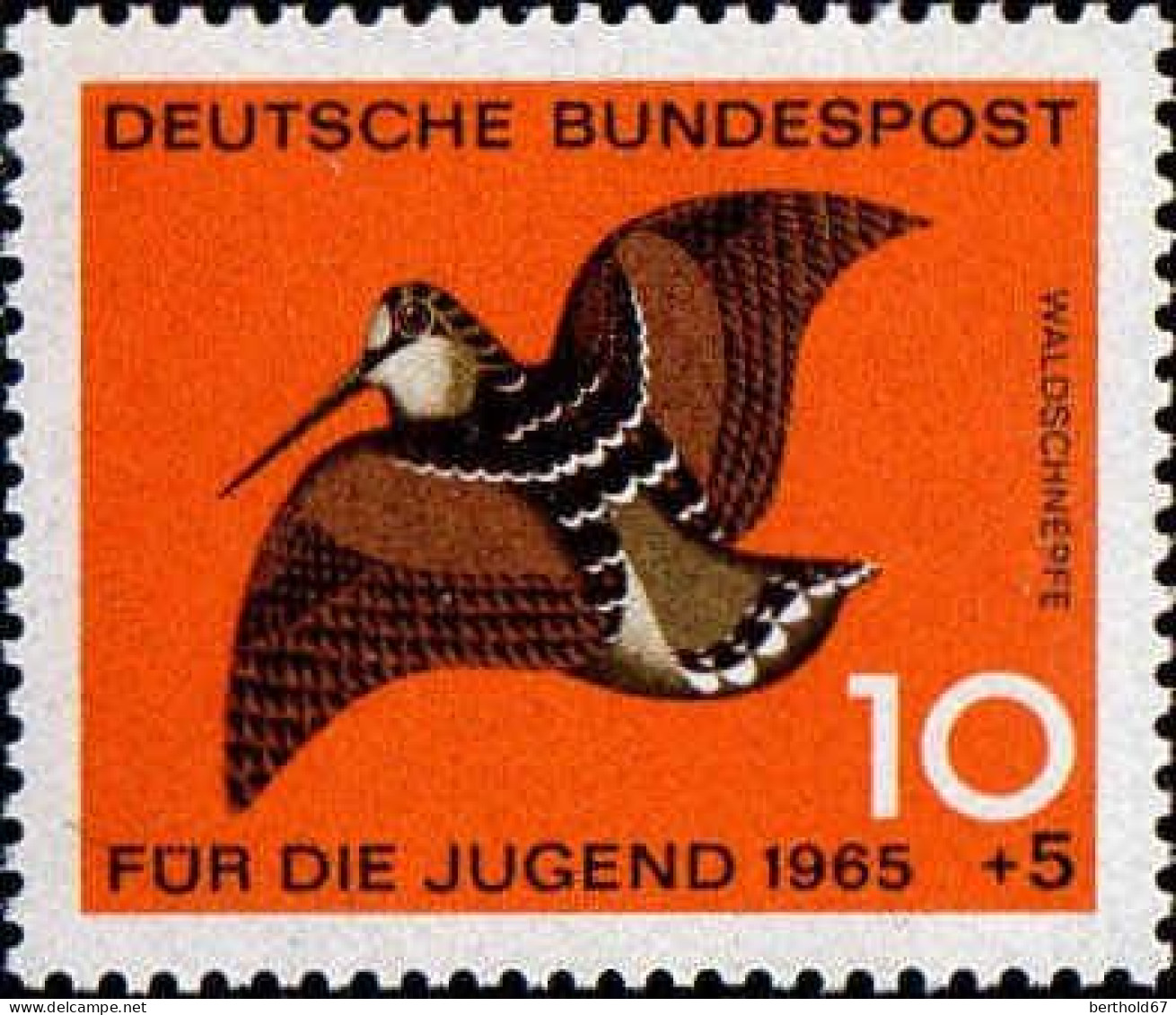 RFA Poste N** Yv: 330/333 Für Die Jugend Gibier à Plumes - Unused Stamps