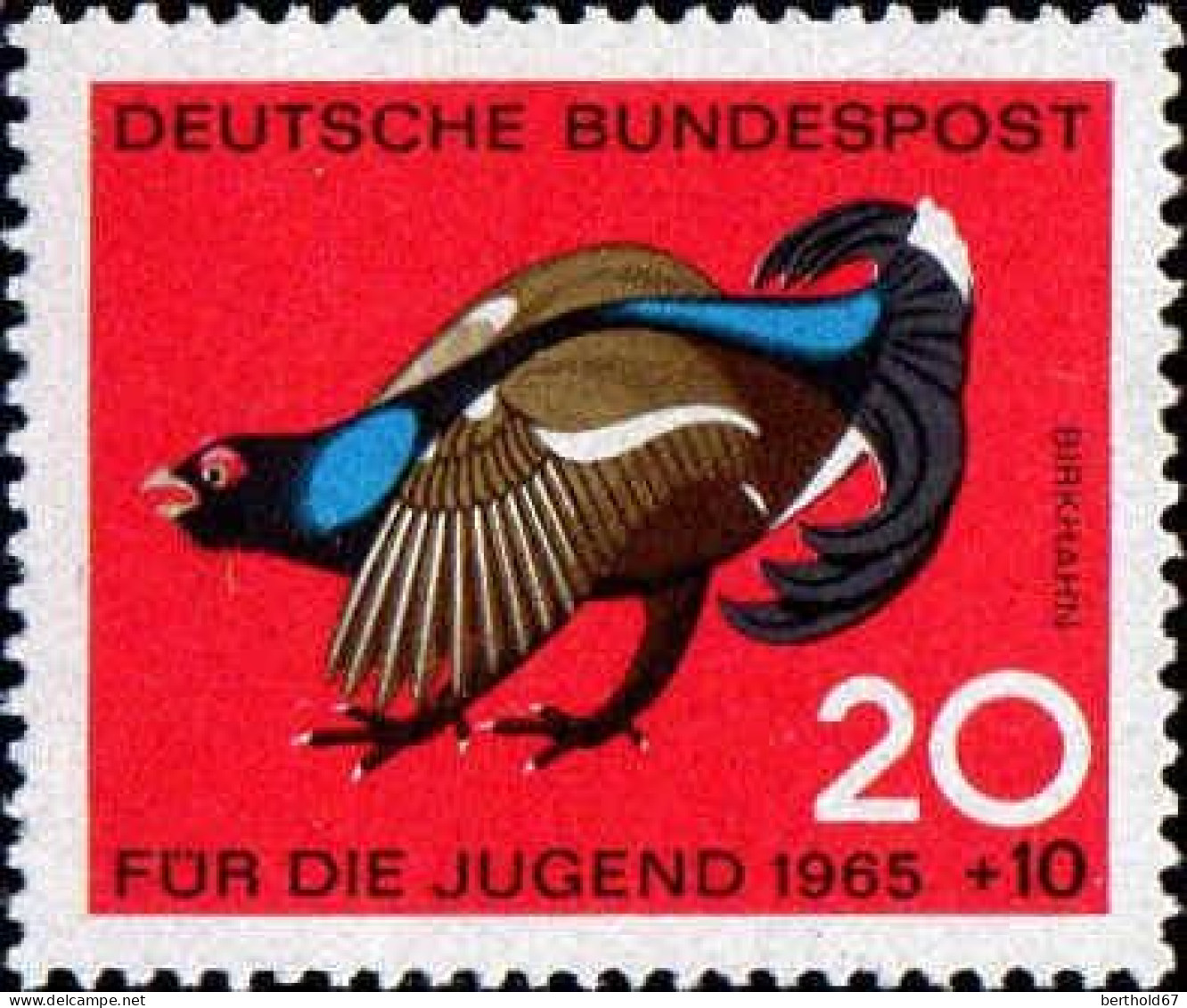 RFA Poste N** Yv: 330/333 Für Die Jugend Gibier à Plumes - Unused Stamps