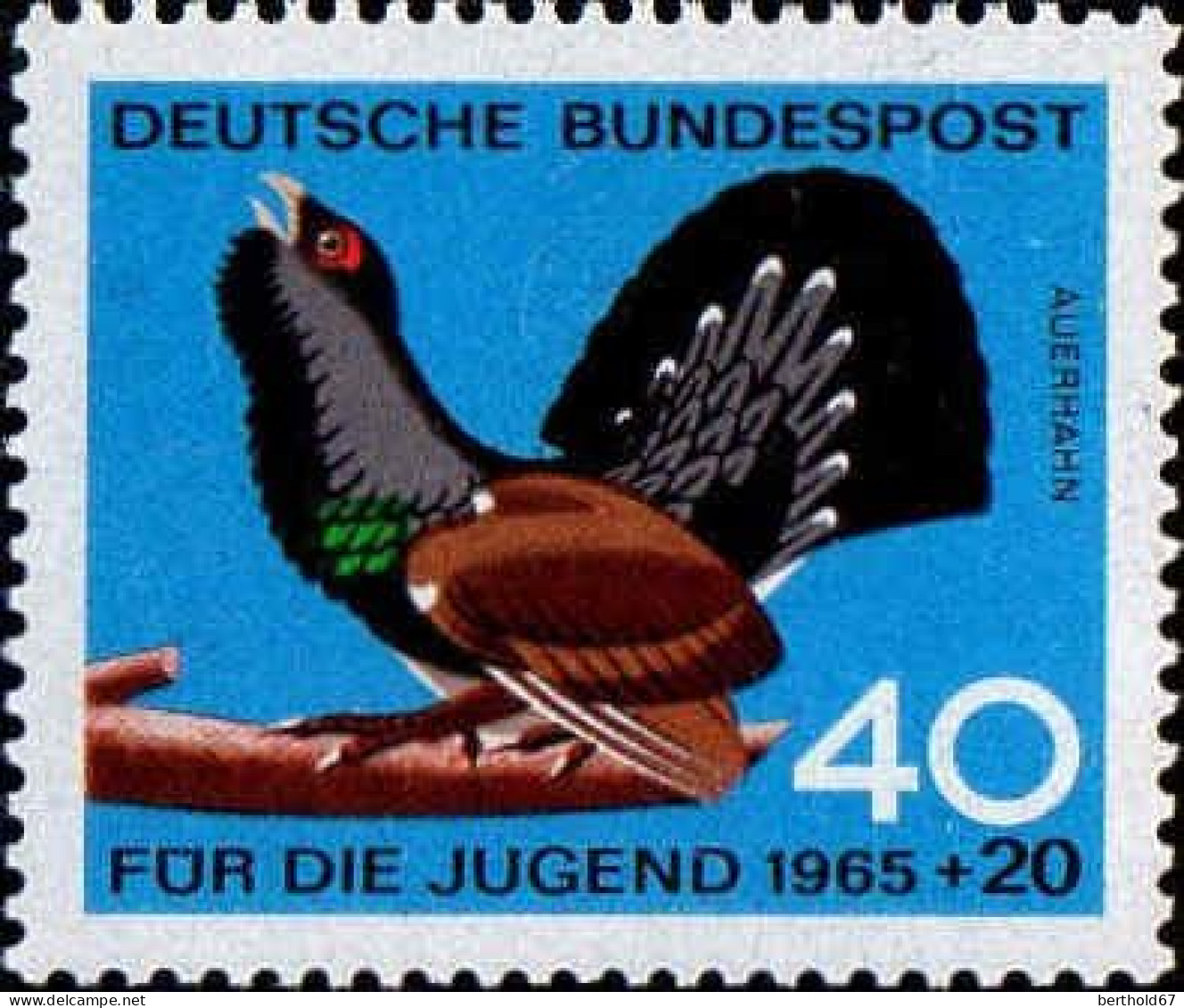 RFA Poste N** Yv: 330/333 Für Die Jugend Gibier à Plumes - Unused Stamps