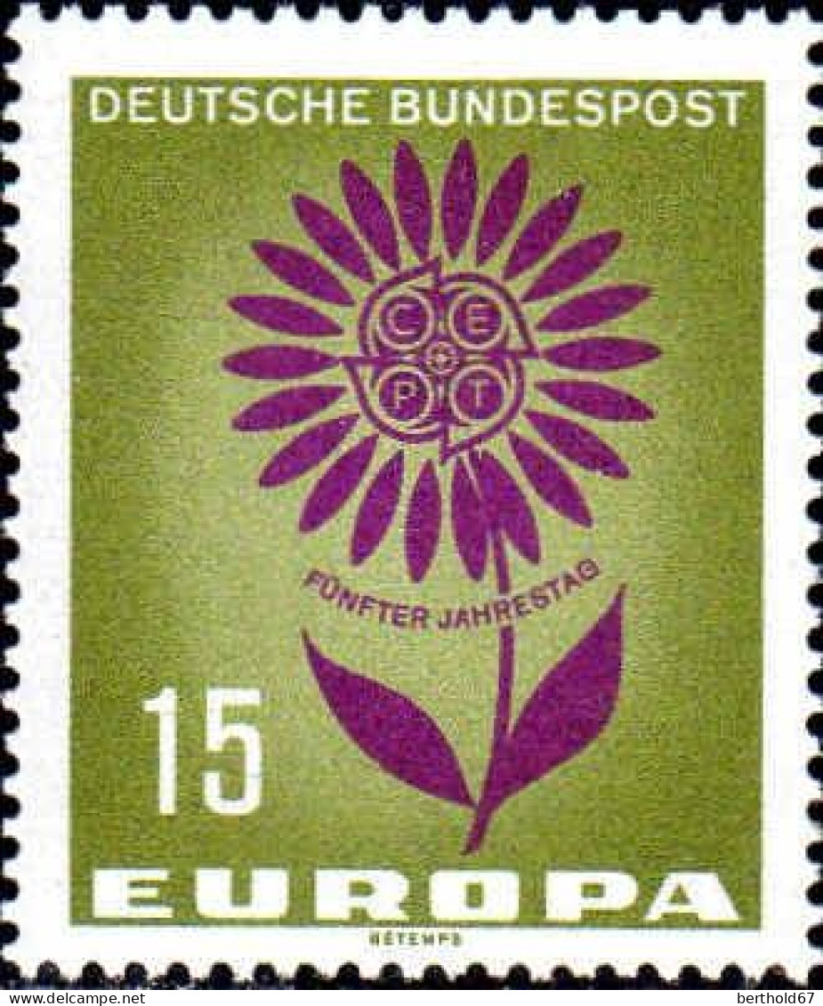 RFA Poste N** Yv: 313/314 Europa Cept Fleur à 22 Pétales - Unused Stamps