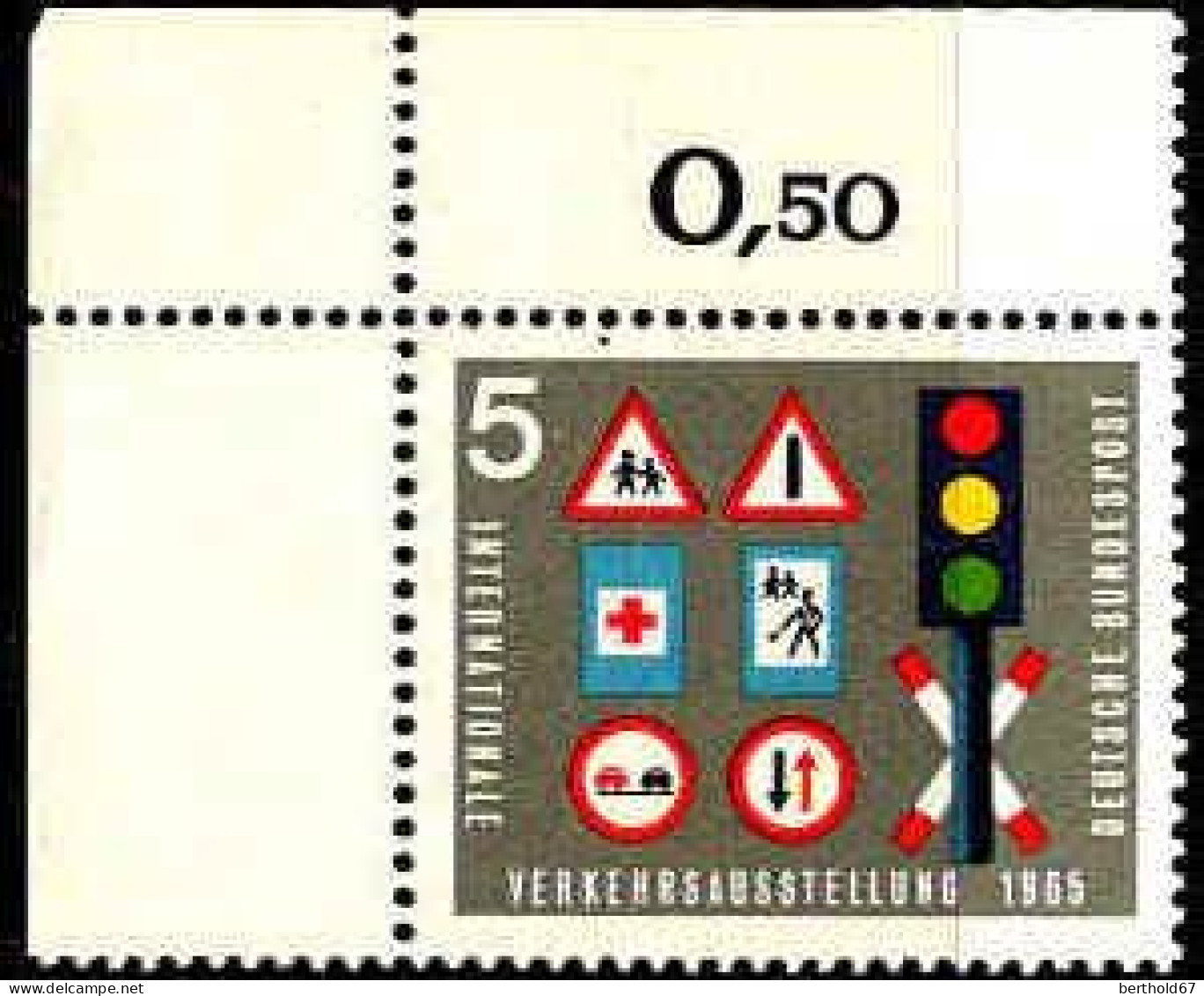 RFA Poste N** Yv: 340/345 Exposition Internationale Des Transports München IVA Coin De Feuille - Neufs