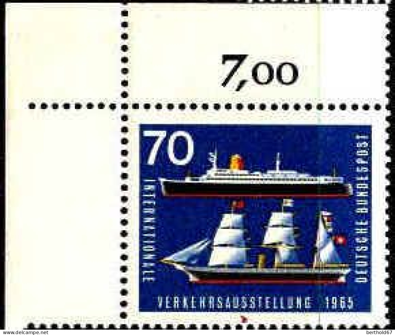 RFA Poste N** Yv: 340/345 Exposition Internationale Des Transports München IVA Coin De Feuille - Neufs