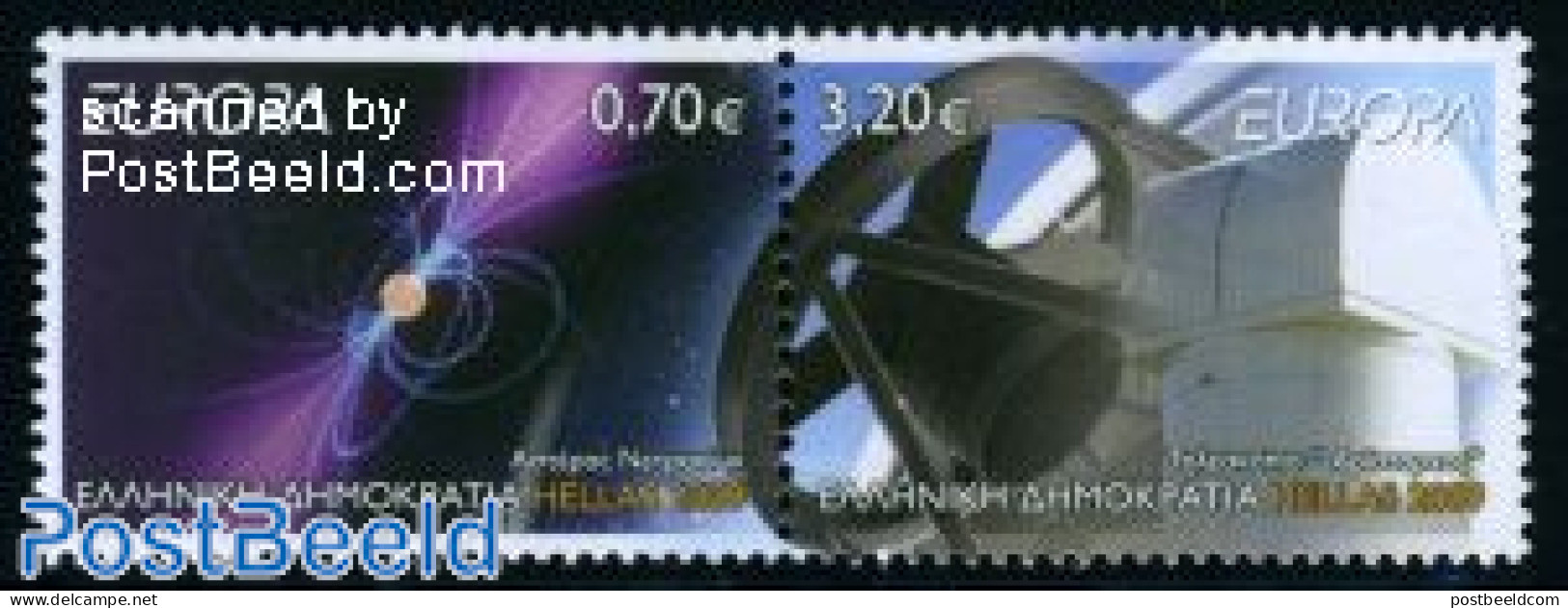 Greece 2009 Europa, Astronomy 2v [:], Mint NH, History - Science - Europa (cept) - Astronomy - Neufs