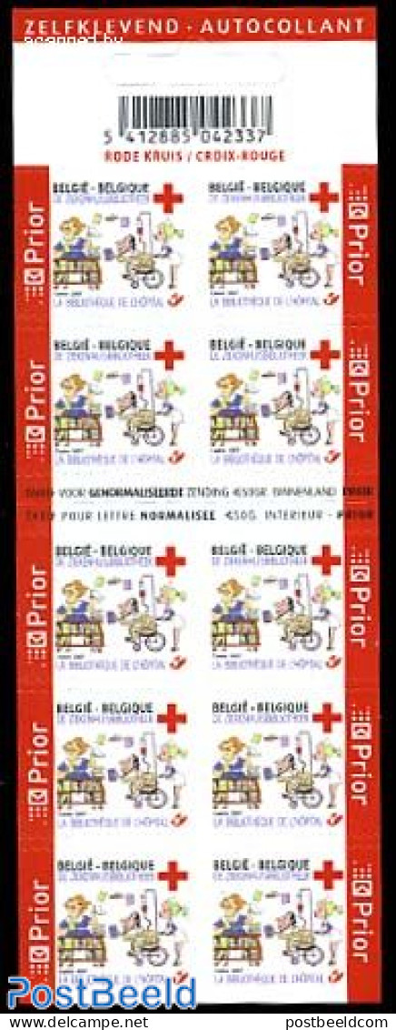 Belgium 2007 Red Cross Foil Booklet, Mint NH, Health - Red Cross - Art - Comics (except Disney) - Neufs