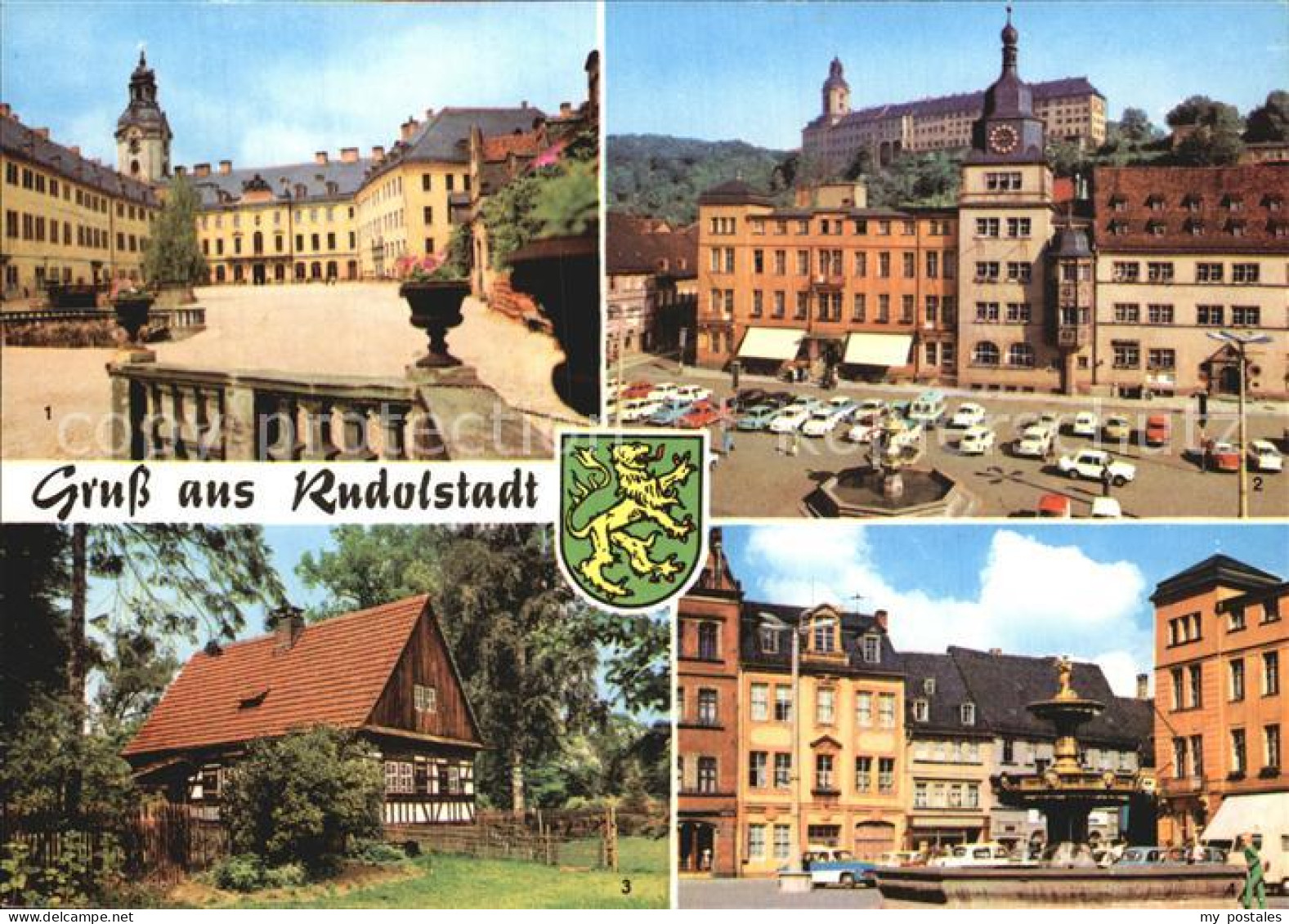72550172 Rudolstadt Schloss Heidecksburg Vokskundemuseum Marktplatz Rudolstadt - Rudolstadt