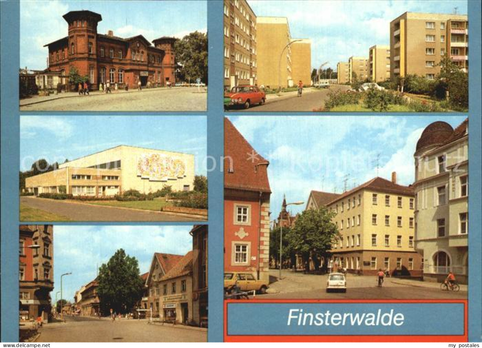 72550166 Finsterwalde Bahnhof Sporthalle Jahn-Strasse Finsterwalde - Finsterwalde