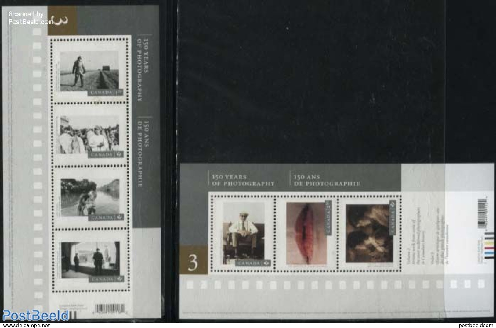 Canada 2015 150 Years Of Photography 2 S/s, Mint NH, Art - Photography - Neufs