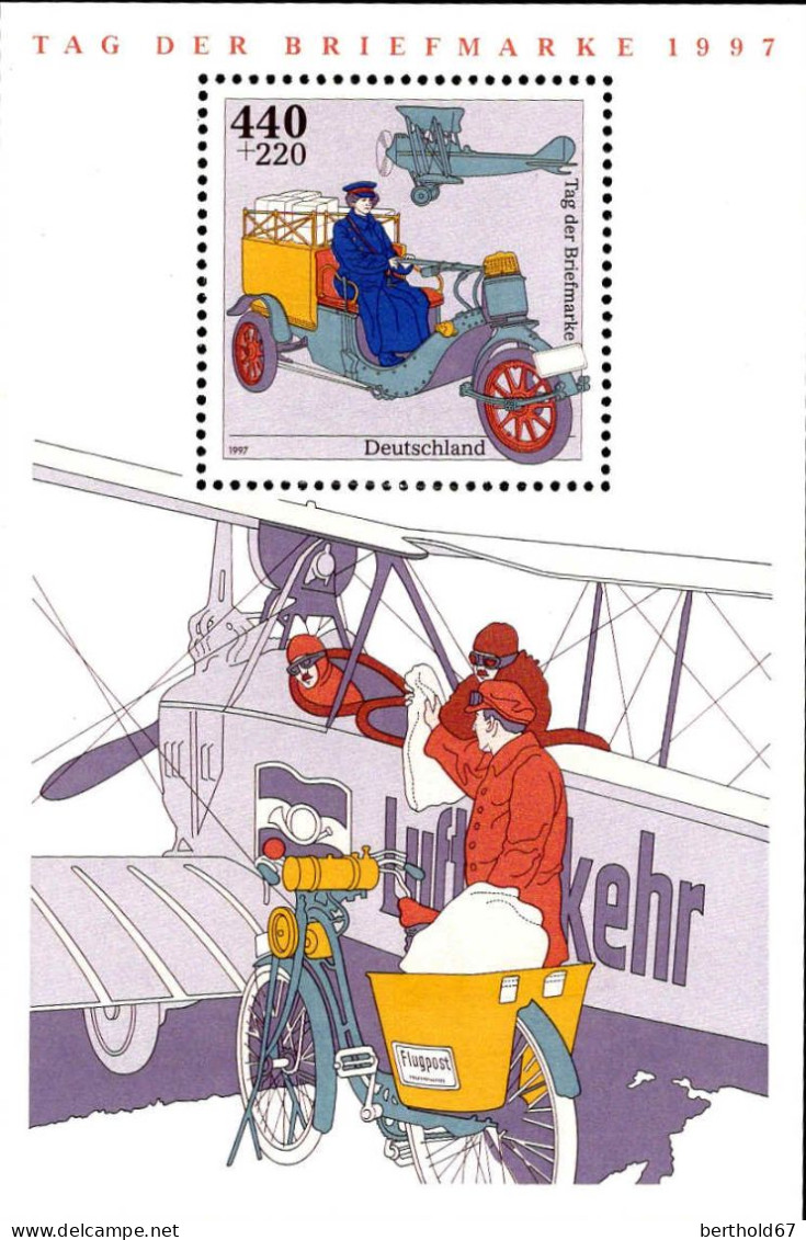 RFA Bloc N** Yv:40 Mi:41 Tag Der Briefmarke - 1991-2000
