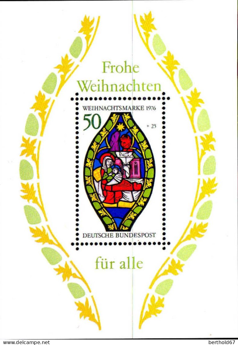 RFA Bloc N** Yv:12 Mi:13 Frohe Weinachten Für Alle - 1959-1980