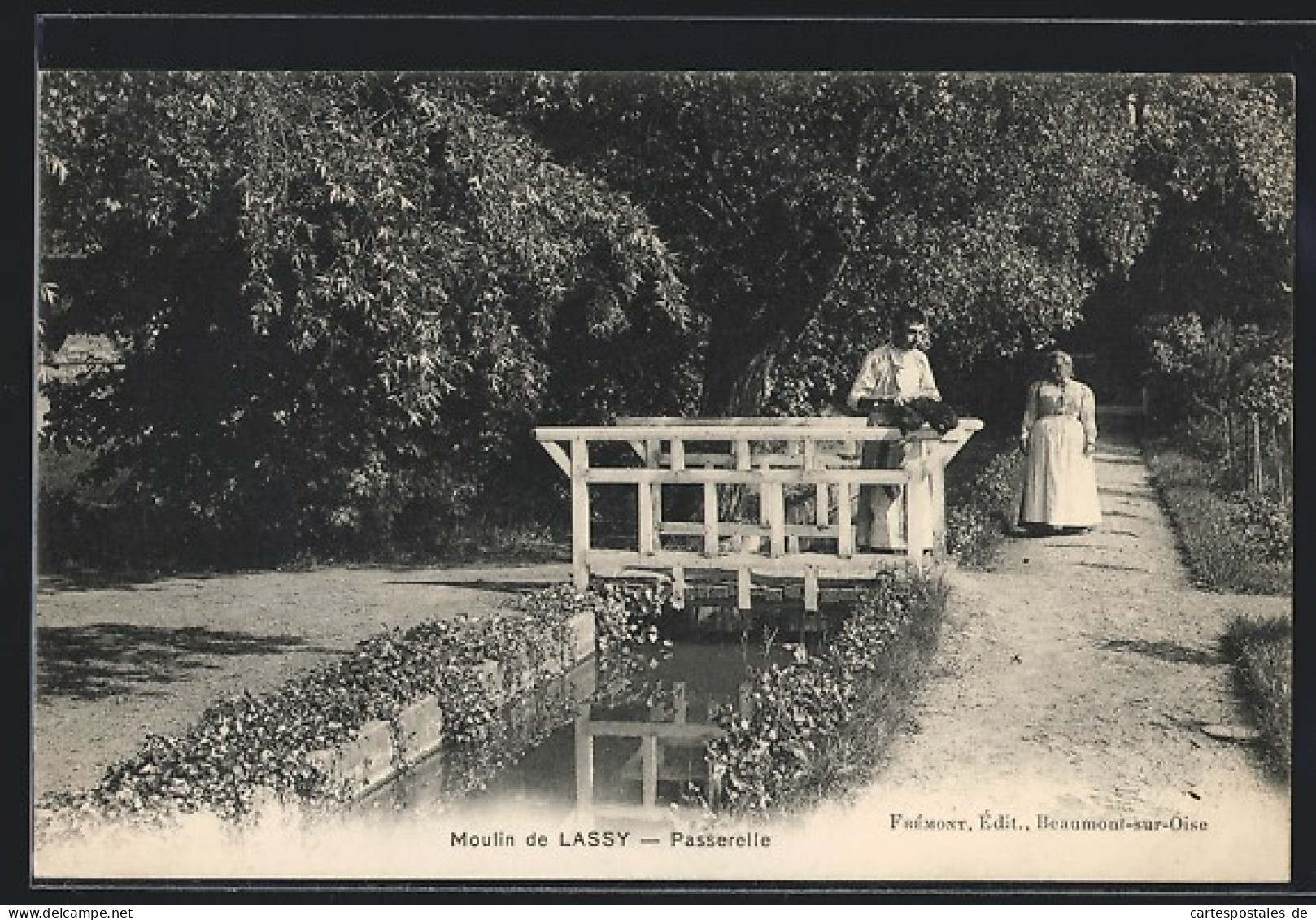 CPA Lassy, Le Moulin, Passerelle  - Autres & Non Classés