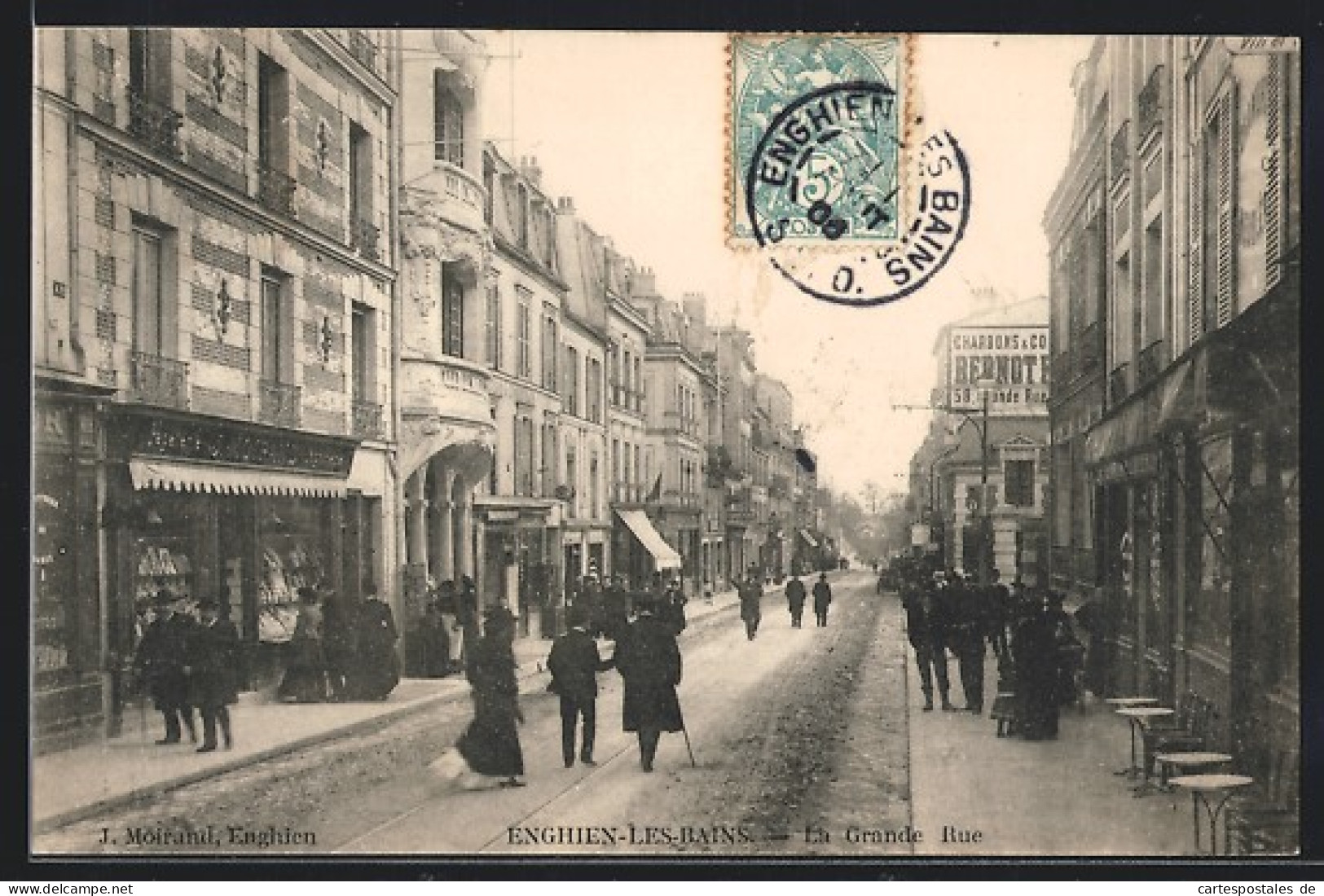 CPA Enghien-les-Bains, La Grande Rue  - Enghien Les Bains