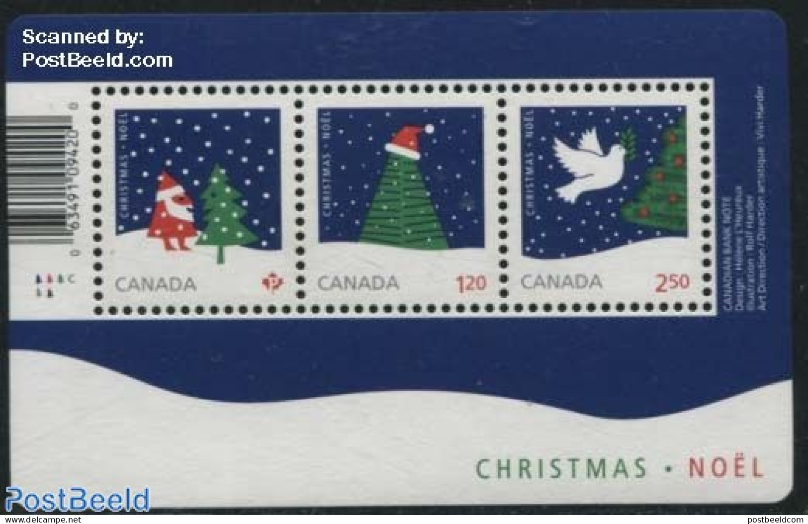 Canada 2016 Christmas S/s, Mint NH, Religion - Christmas - Unused Stamps