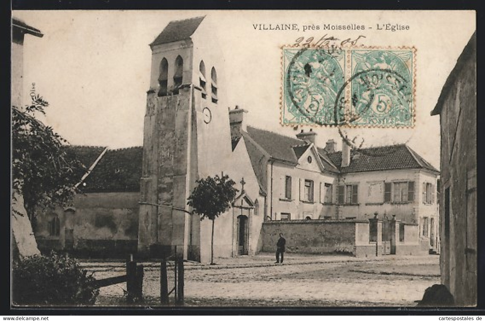 CPA Villaine, L`Eglise  - Autres & Non Classés