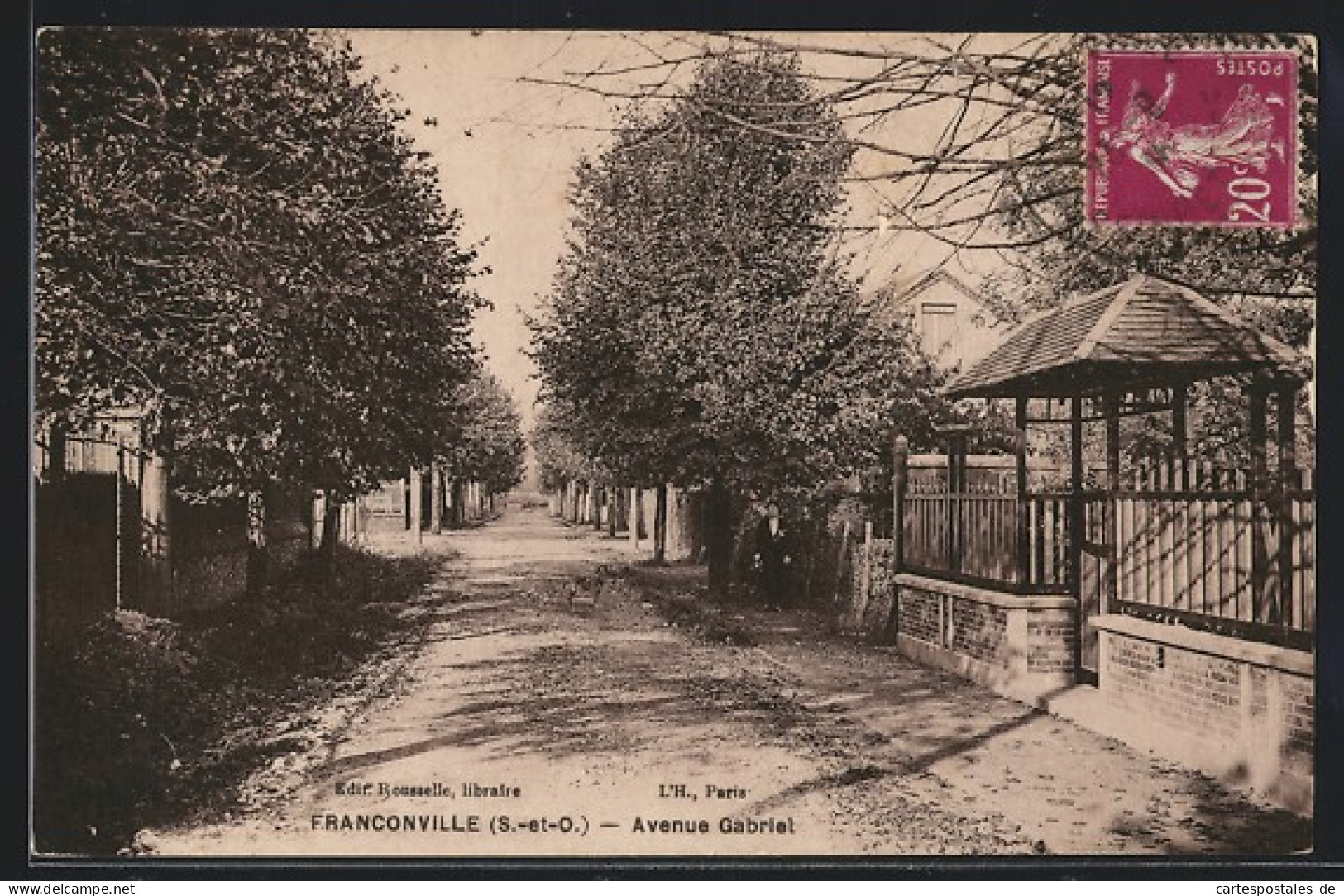 CPA Franconville, Avenue Gabriel  - Franconville