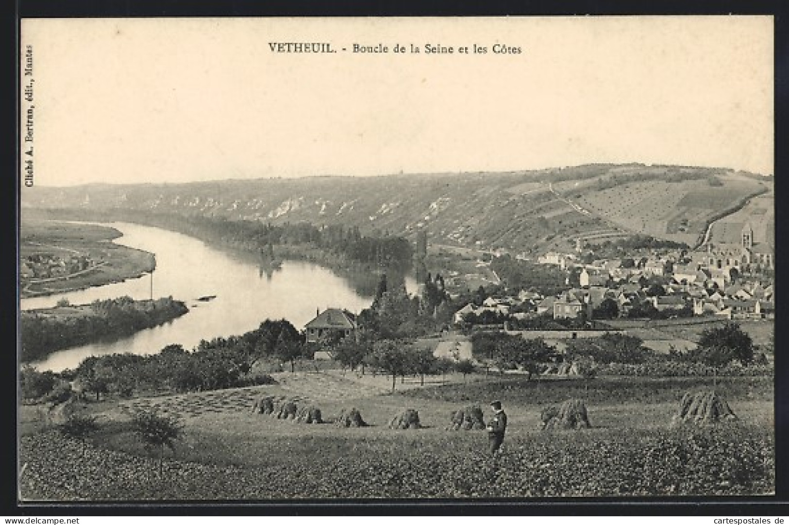 CPA Vetheuil, Boucle De La Seine Et Les Cotes  - Vetheuil