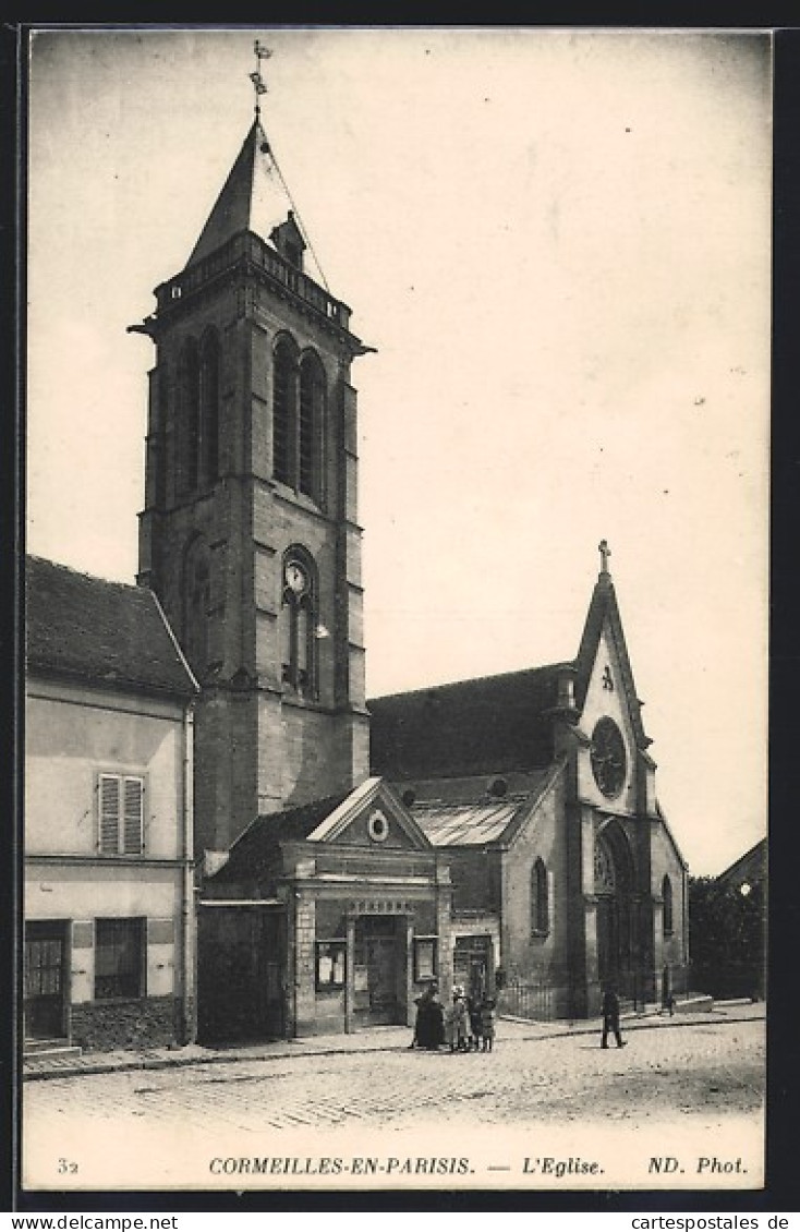 CPA Cormeilles-en-Parisis, L`Eglise  - Cormeilles En Parisis