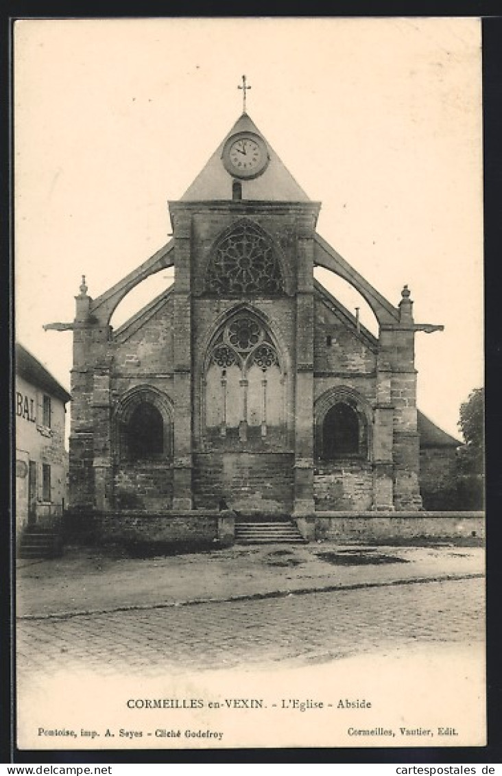 CPA Cormeilles-en-Vexin, L`Eglise, Abside  - Autres & Non Classés