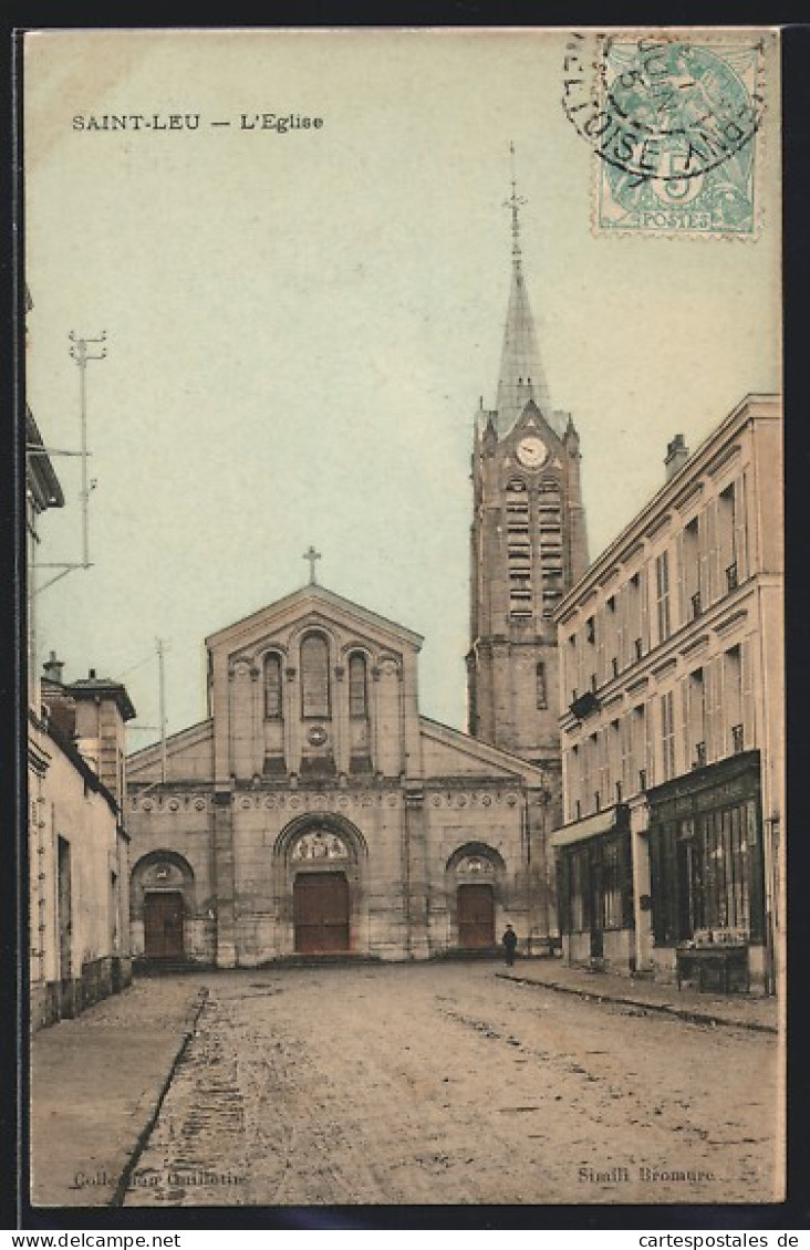CPA Saint-Leu, L`Eglise  - Other & Unclassified