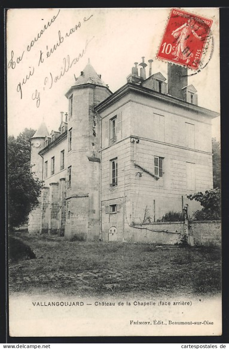 CPA Vallangoujard, Château De La Chapelle Face Arrière  - Other & Unclassified