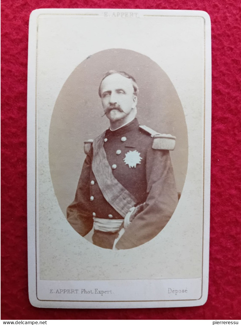 CDV DUC D AUMALE PHOTO APPERT A PARIS Affaire Procès BAZAINE - Identified Persons