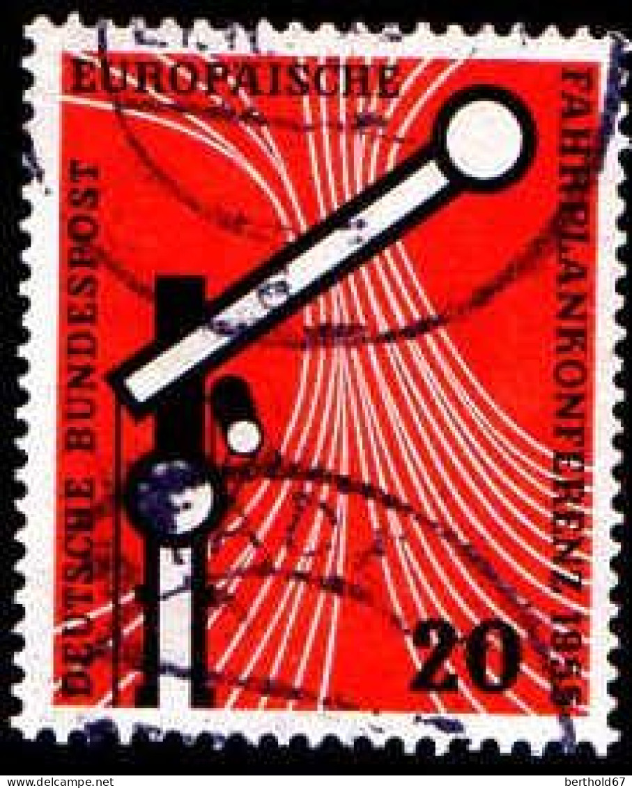 RFA Poste Obl Yv:  95 Mi:219 Europäische Fahrplankonferenz (Beau Cachet Rond) - Used Stamps