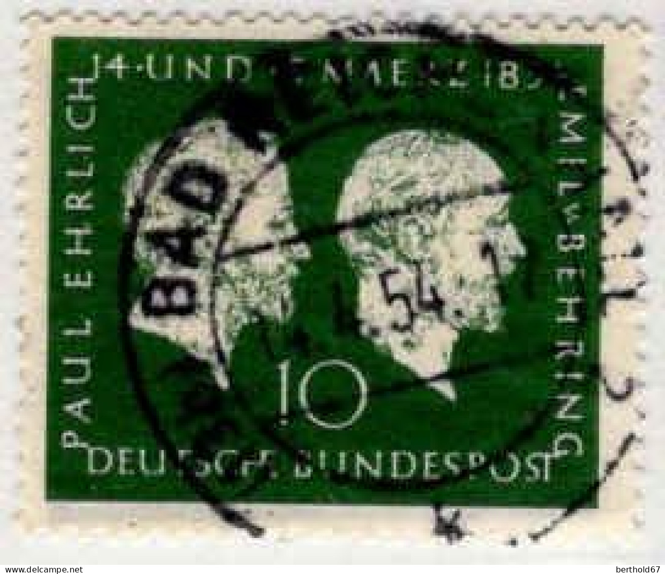 RFA Poste Obl Yv:  73 Mi:197 Paul Ehrlich & Emil Von Behring (TB Cachet Rond) - Gebraucht