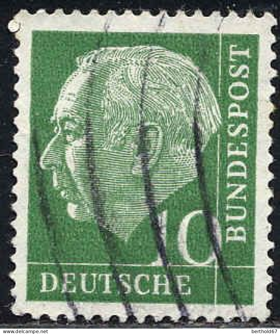 RFA Poste Obl Yv:  67 Mi:183 Theodor Heuss (Lign.Ondulées) - Used Stamps