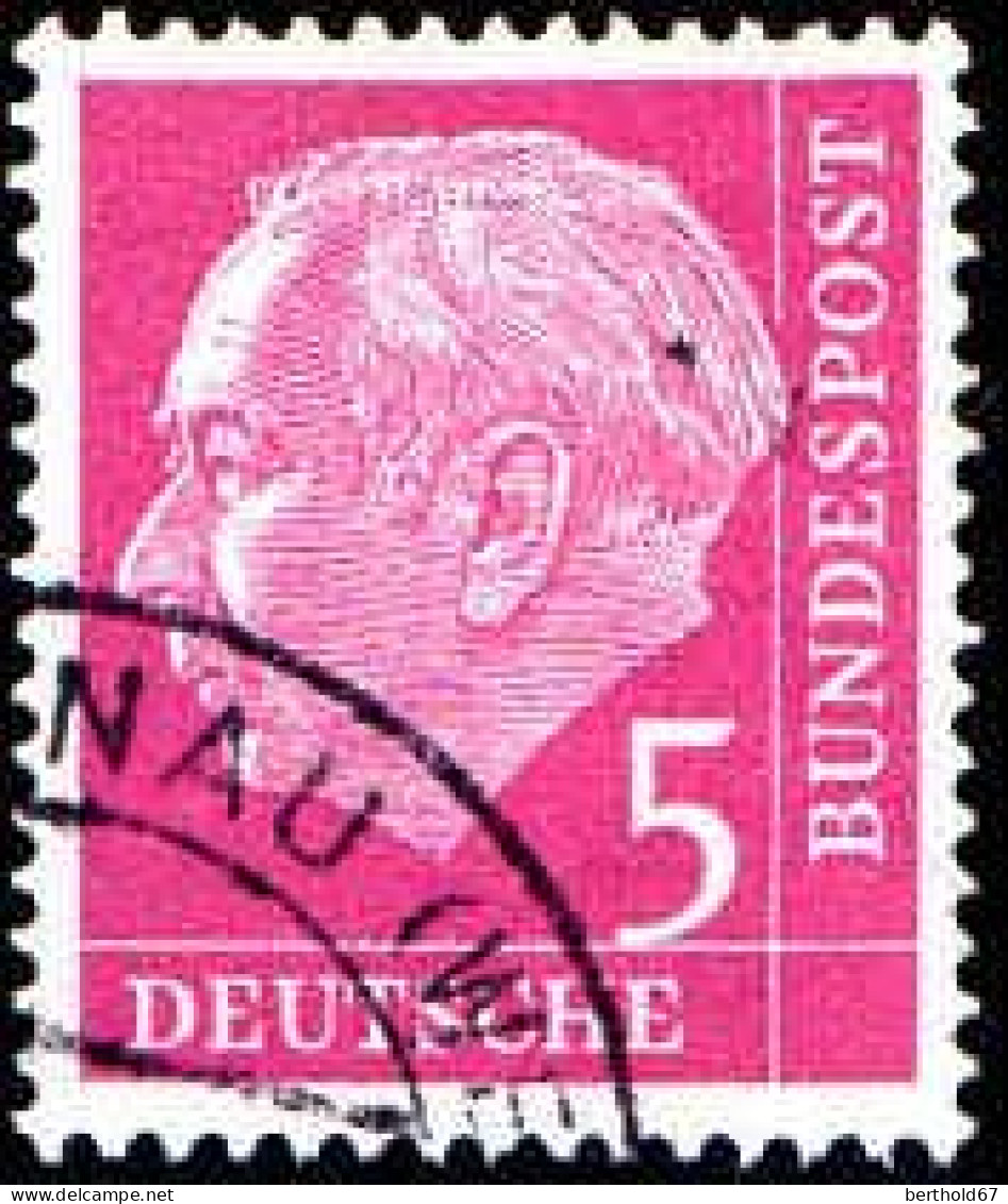 RFA Poste Obl Yv:  64 Mi:179 Theodor Heuss (TB Cachet Rond) - Used Stamps