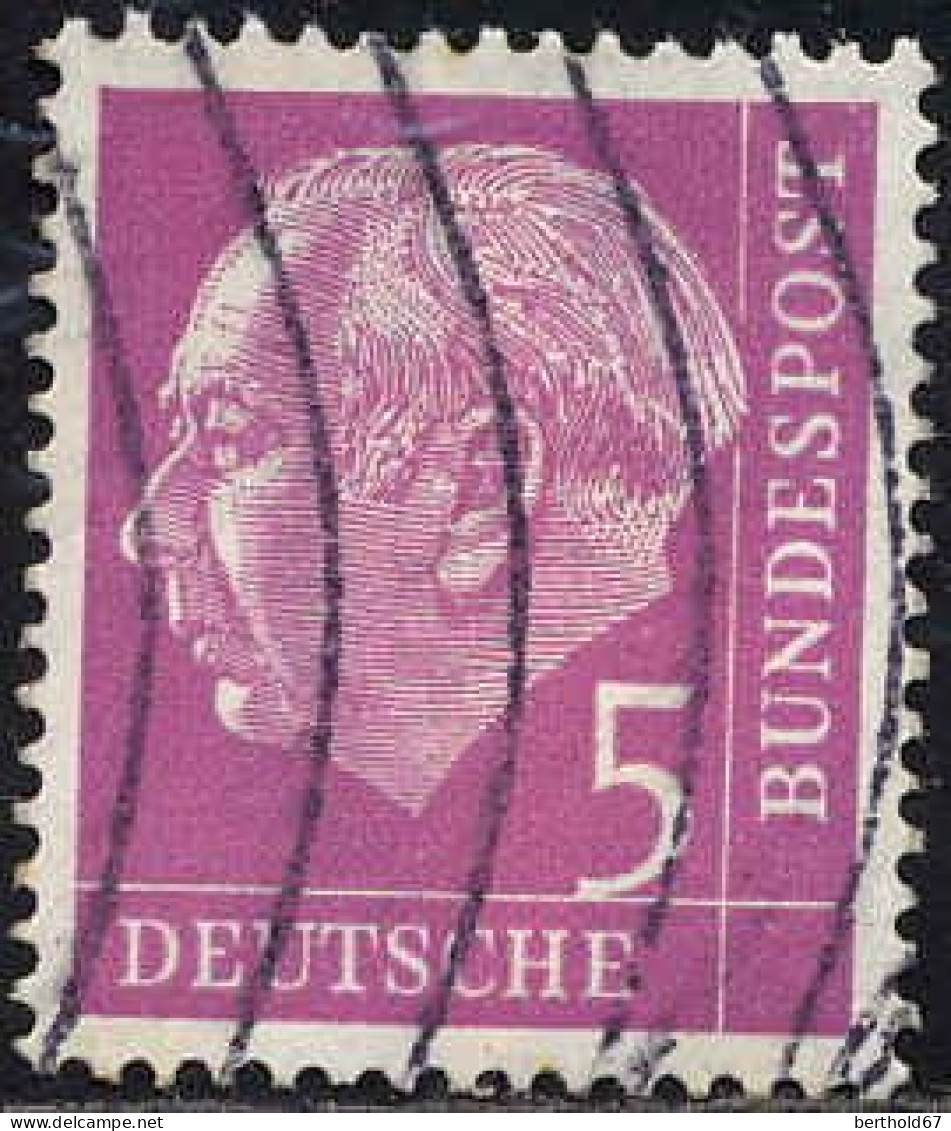 RFA Poste Obl Yv:  64 Mi:179 Theodor Heuss (Lign.Ondulées) - Used Stamps