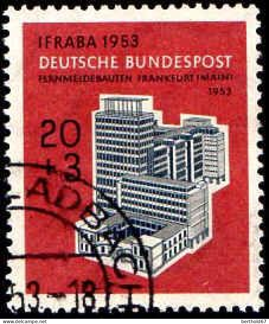 RFA Poste Obl Yv:  58 Mi:172 Ifraba Fernmeldebauten Frankfurt (TB Cachet Rond) - Used Stamps