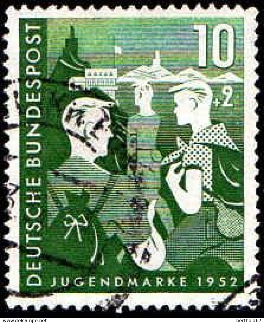 RFA Poste Obl Yv:  39 Mi:153 Jugendmarke (Beau Cachet Rond) - Used Stamps