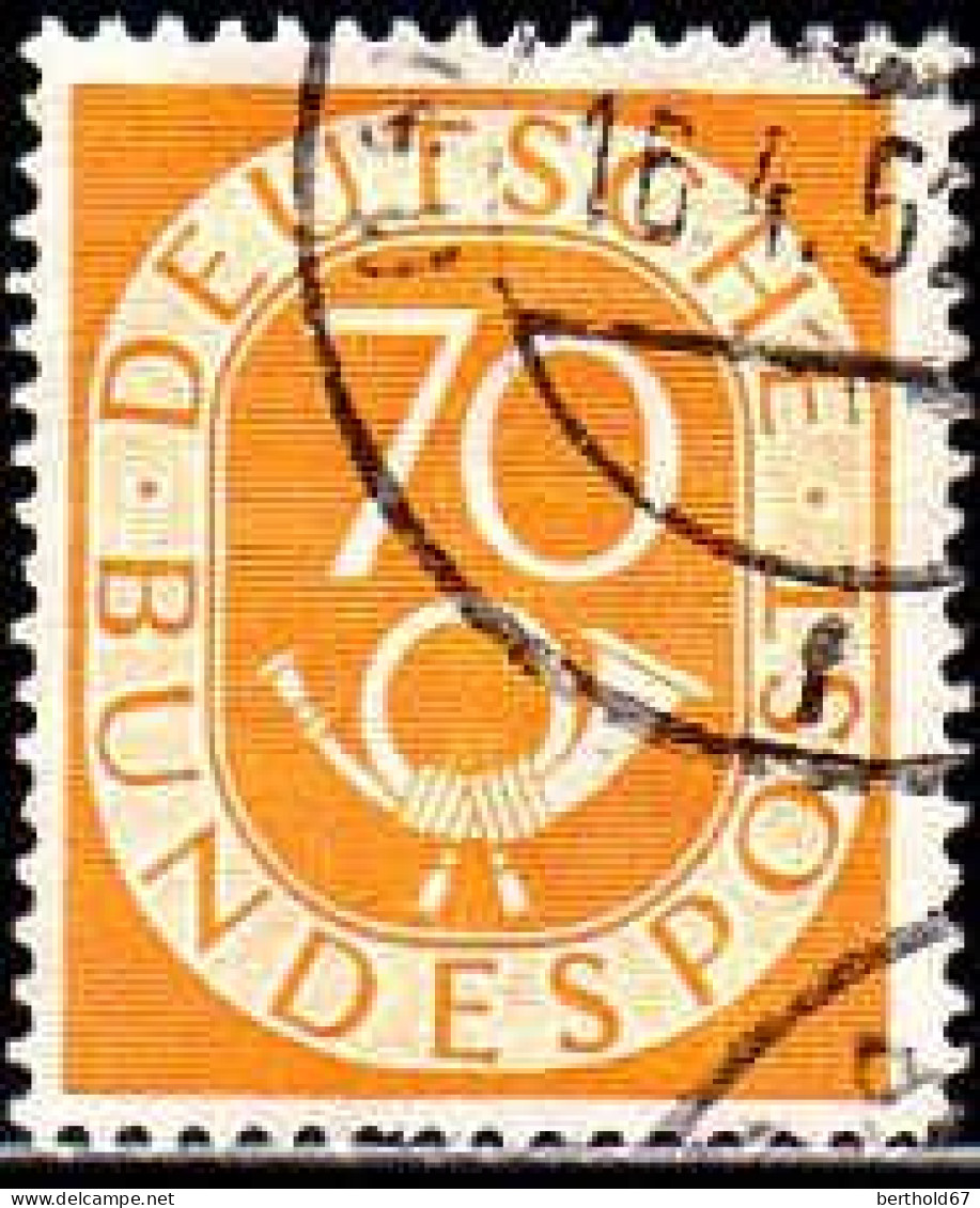 RFA Poste Obl Yv:  22 Mi:136 Cor De Poste (TB Cachet Rond) - Used Stamps