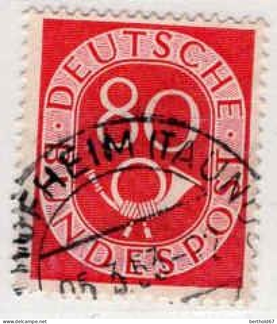 RFA Poste Obl Yv:  23 Mi:137 Cor De Poste (TB Cachet Rond) - Used Stamps