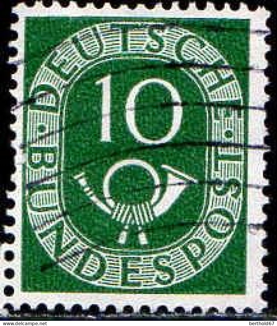 RFA Poste Obl Yv:  14 Mi:128 Cor De Poste (Lign.Ondulées) - Used Stamps