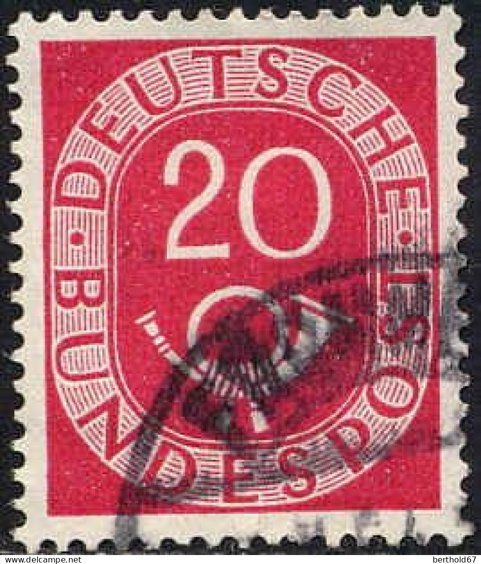 RFA Poste Obl Yv:  16 Mi:130 Cor De Poste (Beau Cachet Rond) - Used Stamps
