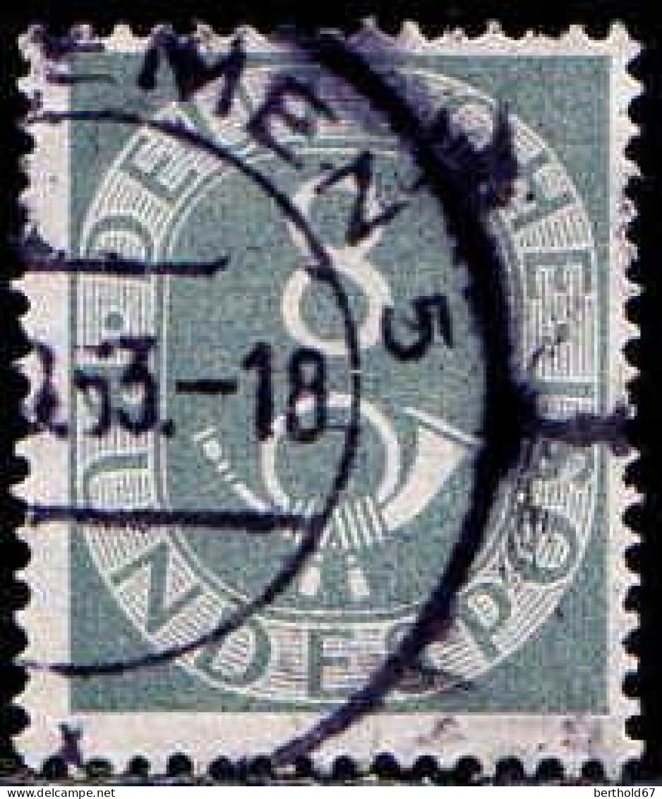 RFA Poste Obl Yv:  13 Mi:127 Cor De Poste (Beau Cachet Rond) - Used Stamps