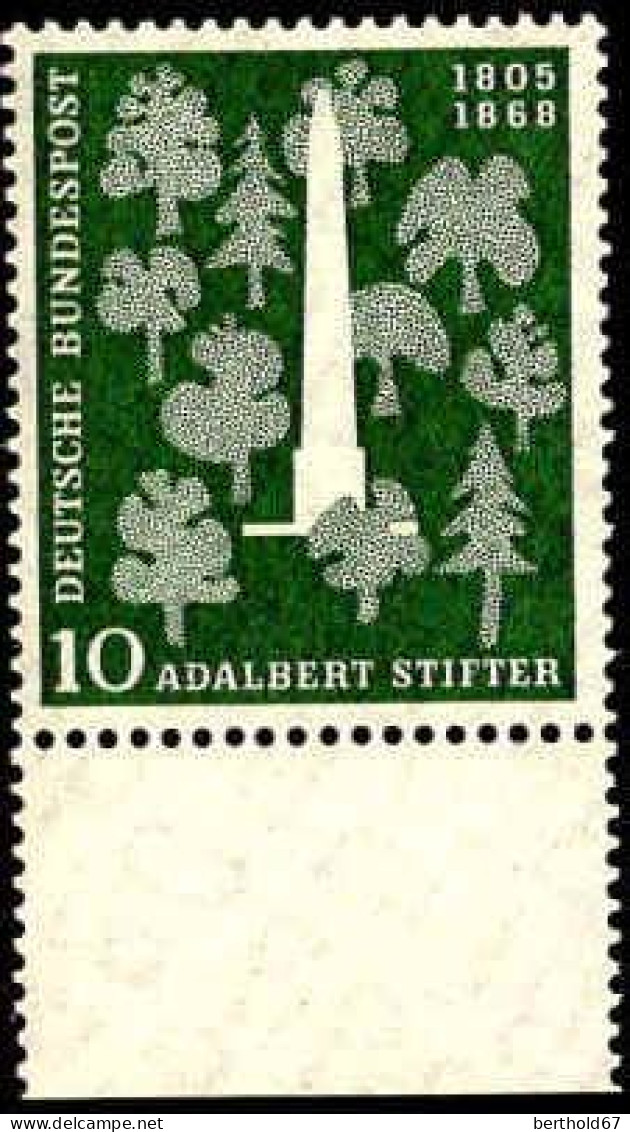 RFA Poste N** Yv:  96 Mi:220 Adalbert Stifter Litérateur Bord De Feuille - Unused Stamps