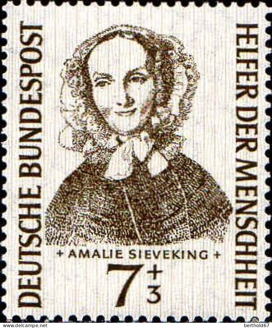 RFA Poste N** Yv:  98 Mi:222 Amalie Sieveking Infirmière - Unused Stamps