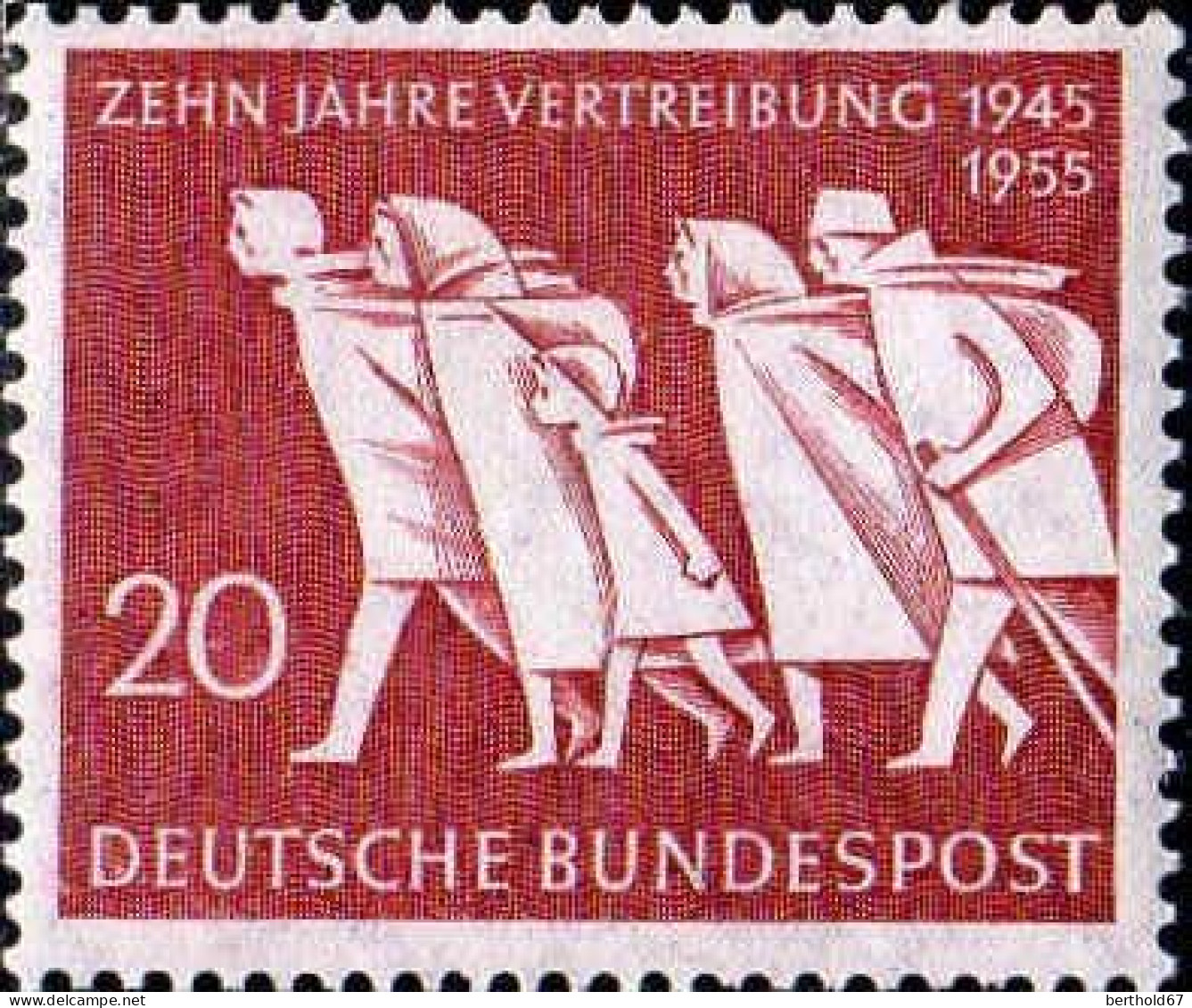 RFA Poste N** Yv:  91 Mi:215 Zehn Jahre Vertreibung - Unused Stamps