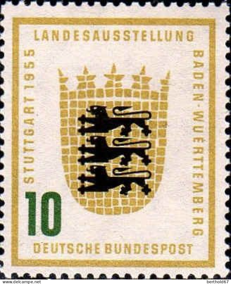 RFA Poste N** Yv:  90 Mi:213 Landesausstellung Baden-Württemberg Stuttgart - Unused Stamps
