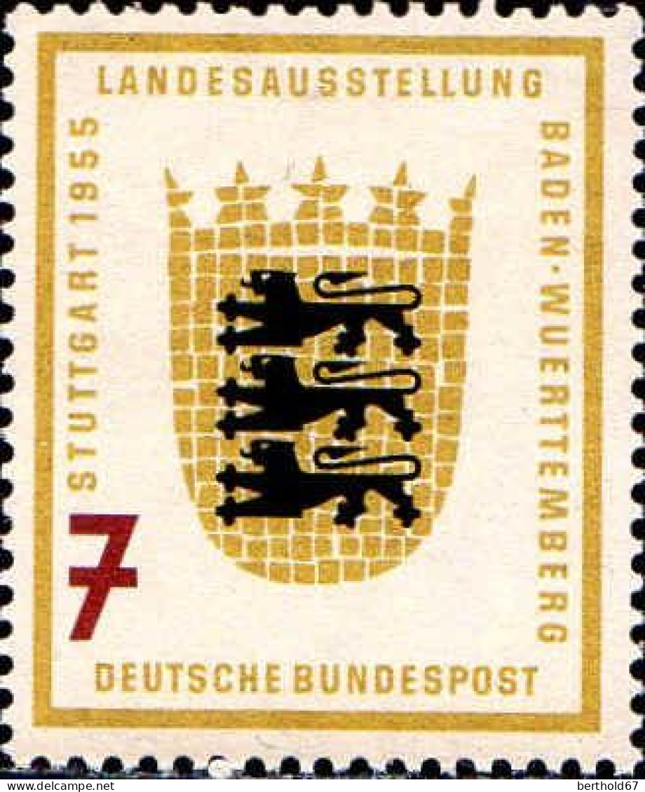RFA Poste N** Yv:  89 Mi:212 Landesausstellung Baden-Württemberg Stuttgart - Unused Stamps