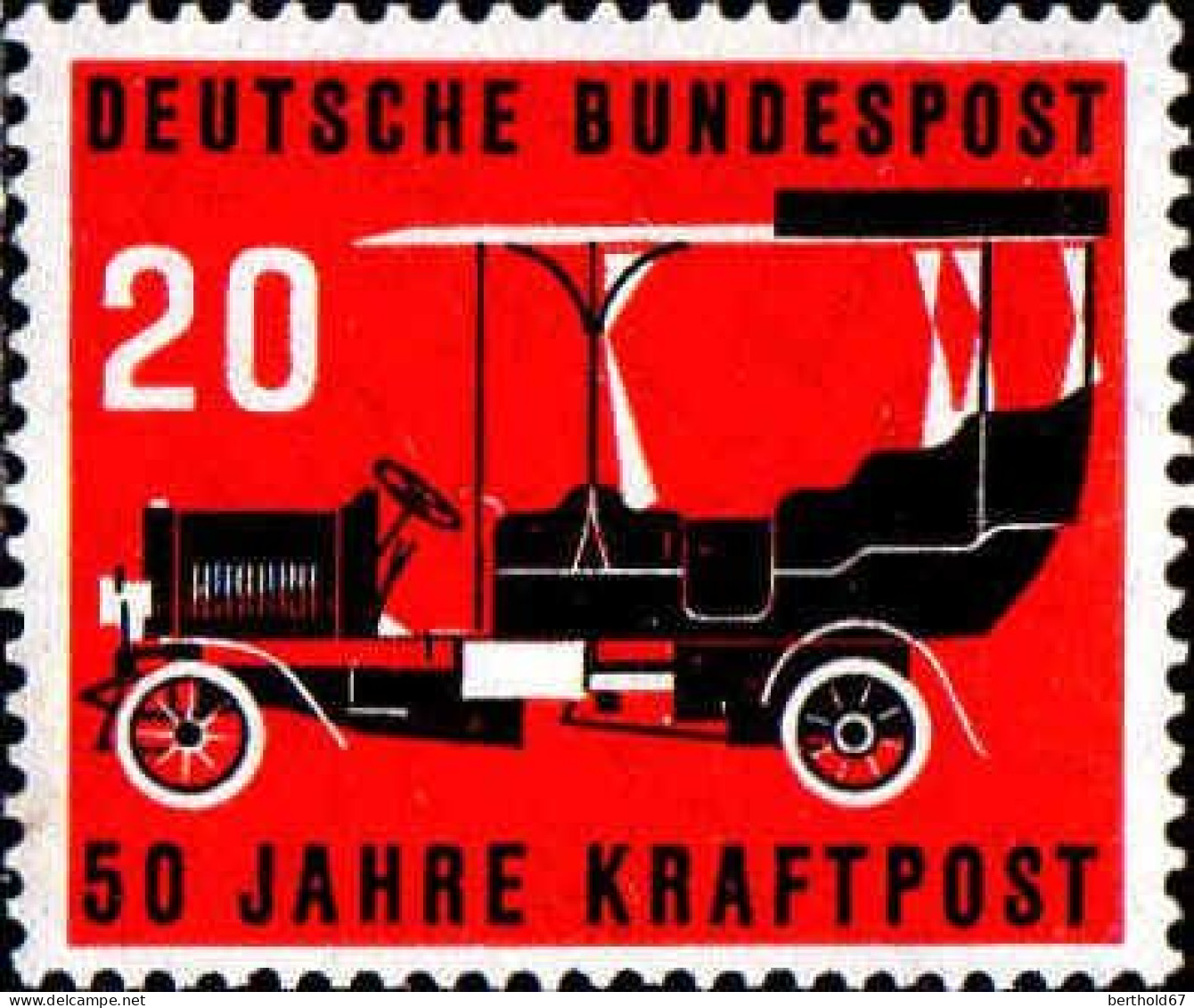 RFA Poste N** Yv:  87 Mi:211 50 Jahre Kraftpost - Ungebraucht