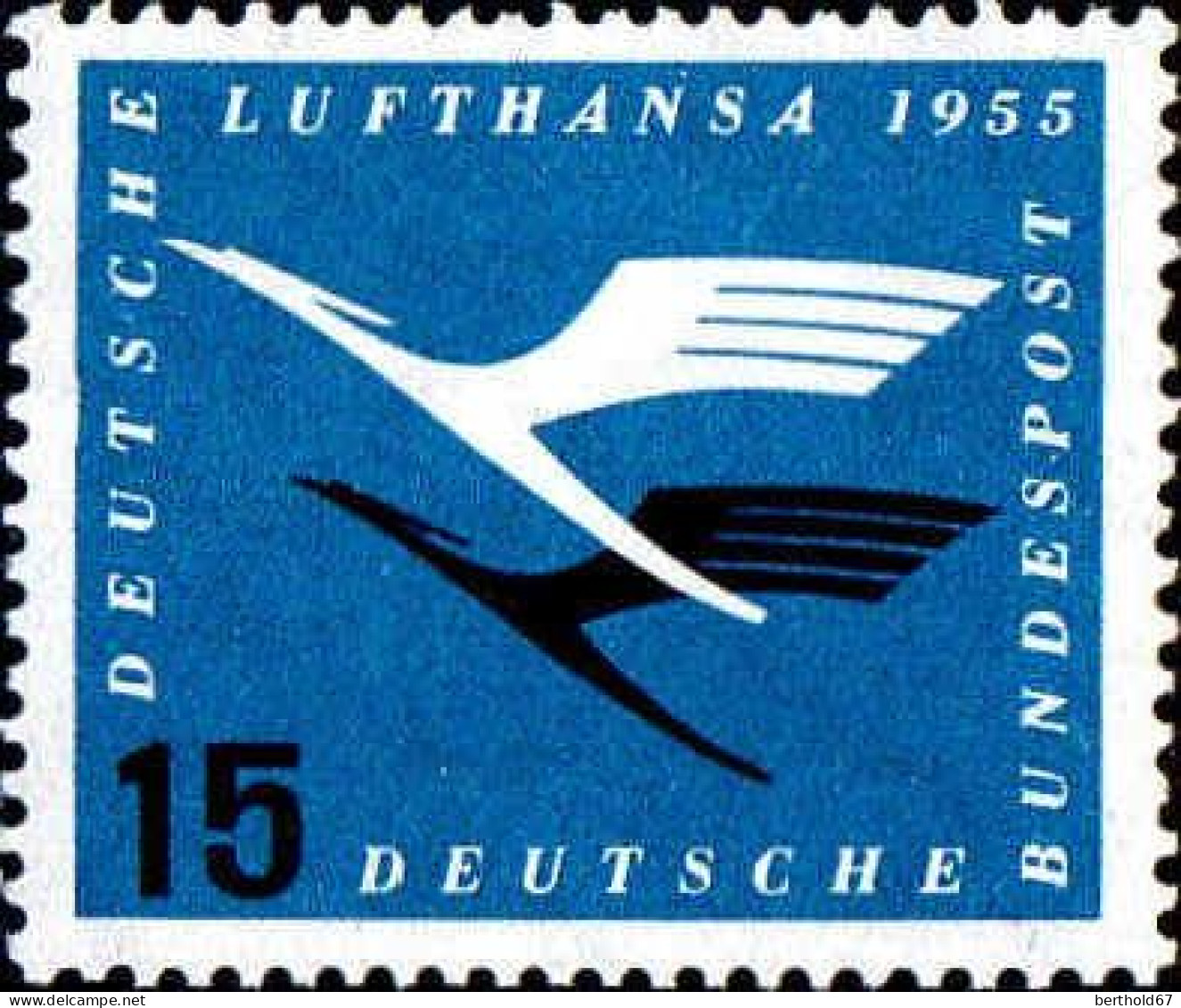 RFA Poste N** Yv:  83 Mi:207 Deutsche Lufthansa - Nuovi