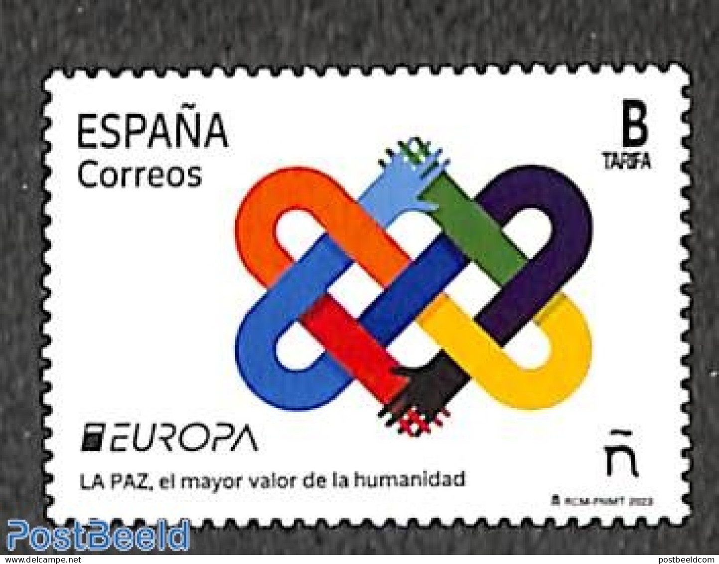 Spain 2023 Europa, Peace 1v, Mint NH, History - Various - Europa (cept) - Peace - Joint Issues - Neufs