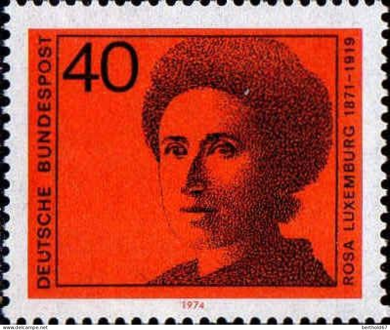 RFA Poste N** Yv: 643 Mi:794 Rosa Luxemburg - Ungebraucht