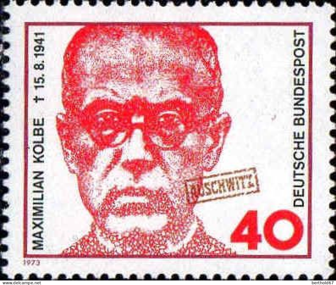RFA Poste N** Yv: 621 Mi:771 Maximilian Kolbe Religeux - Unused Stamps