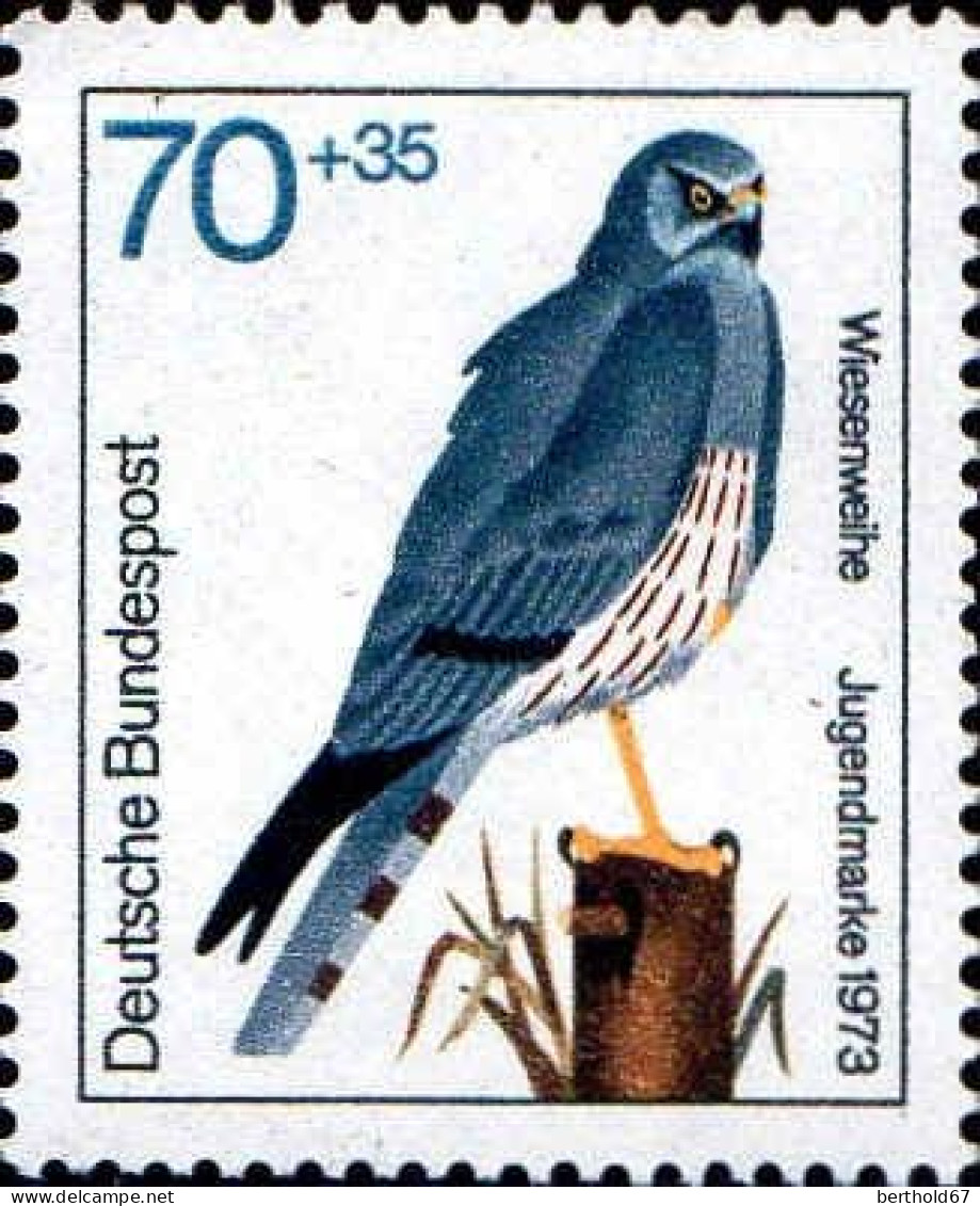 RFA Poste N** Yv: 607 Mi:757 Jugendmarke Wiesenweihe - Unused Stamps